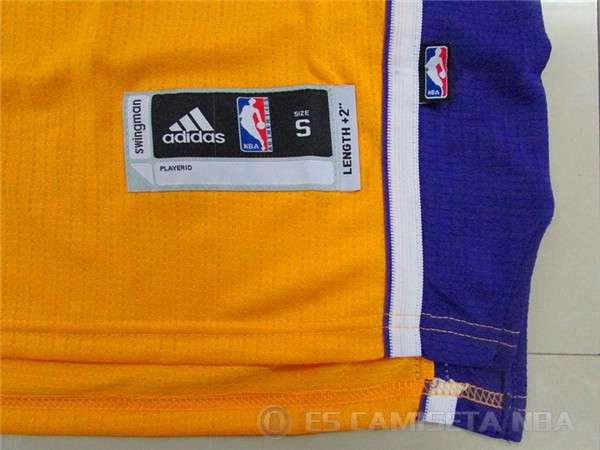 Camiseta Russell #1 Los Angeles Lakers Manga Corta Amarillo - Haga un click en la imagen para cerrar